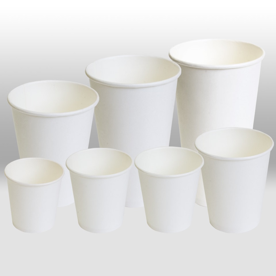 White Double Wall paper cup for hot Beverages ThermoCup by Papperskopp